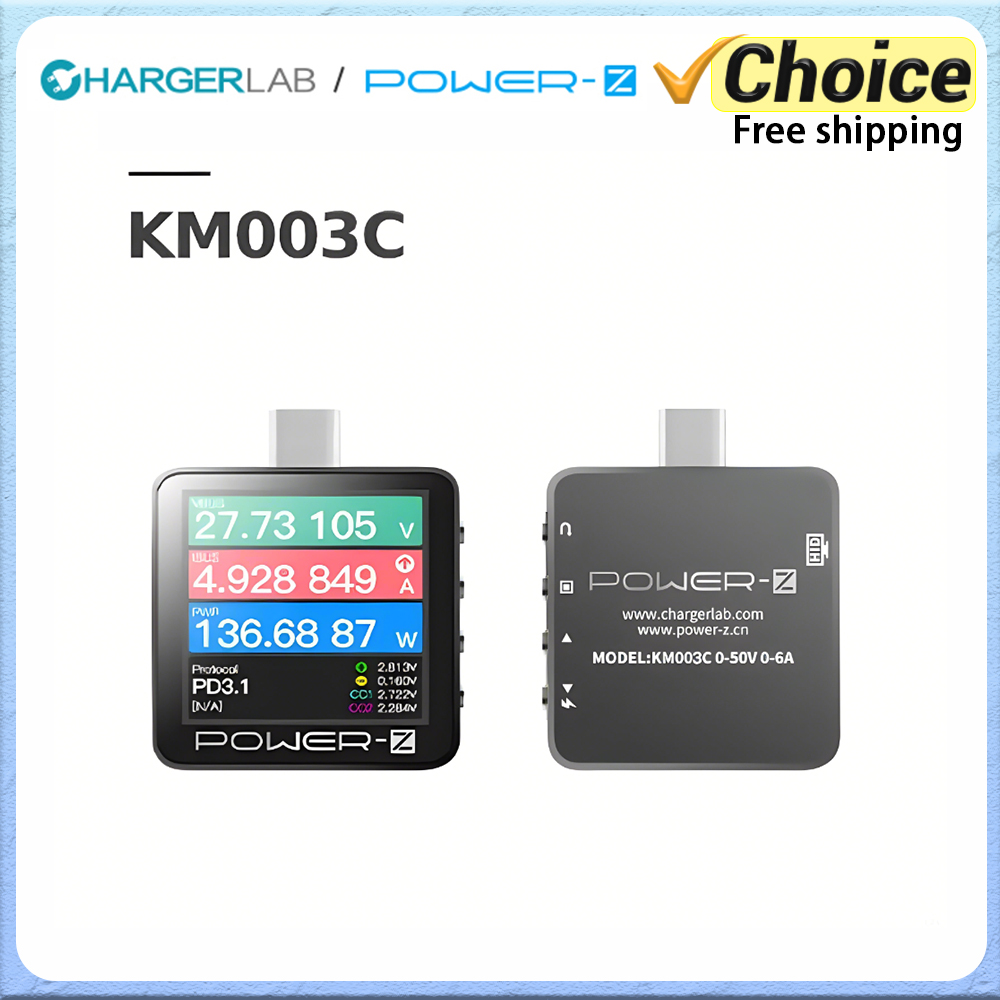 Power Banks - Power-Z KM003C Tragbarer Typ-C-Schnellladetester PD3.1 QC5.0