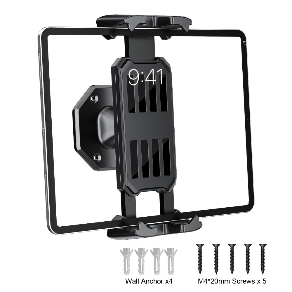 Phone Stands - Wandmontierter Telefonhalter Tablet-Ständer Verstellbare Klemme 360°