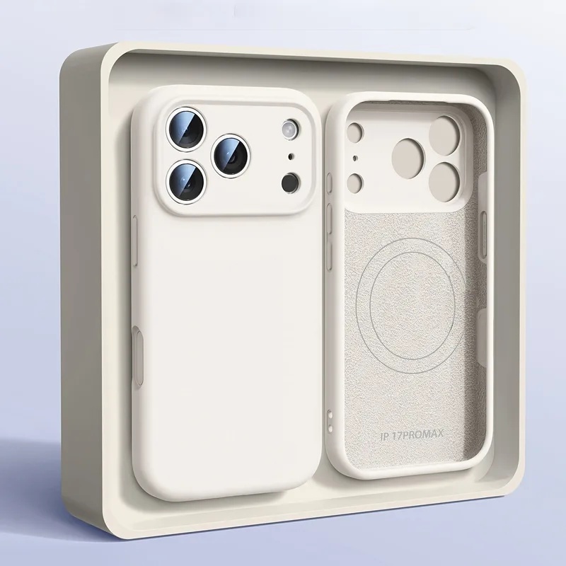 Liquid Silicone Magnetic Phone Case - Magnetische Original-Flüssigsilikon-Handyhülle für iPhone 17 16