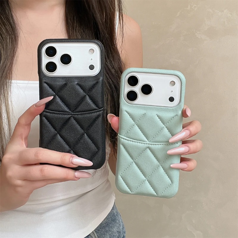Leather Wallet Card Holder Phone Cover - Kartensteckplatz-Halter-Brieftaschen-Handyhülle für iPhone 17, Air 16,