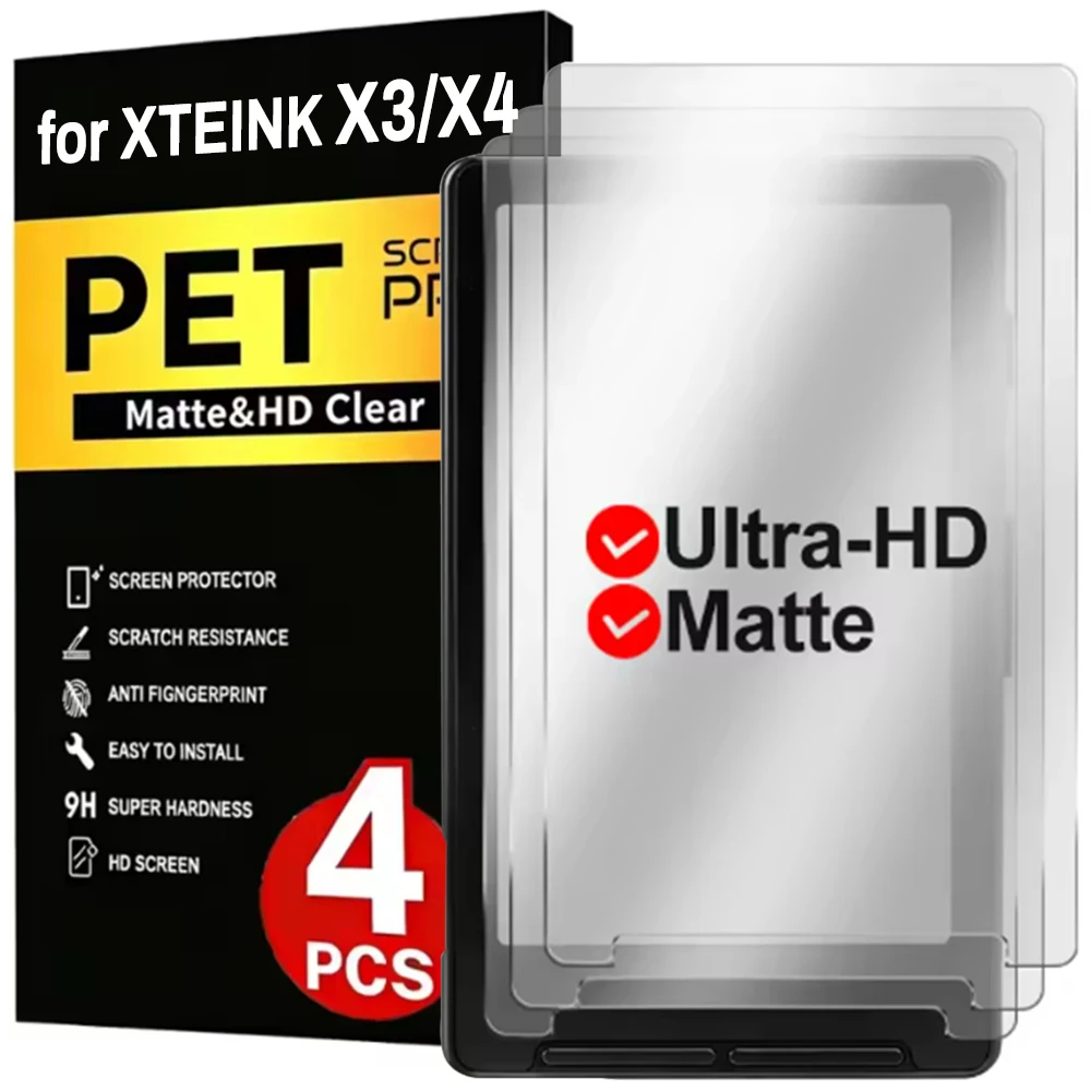 Matte Anti Glare Screen Protector - 1–4 Stück weiche PET-Schutzfolien für XTEINK