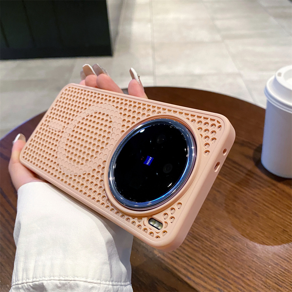 Heat Dissipation Mesh Breathable Case - Luxuriöse Hülle mit angenehmer Haptik, die