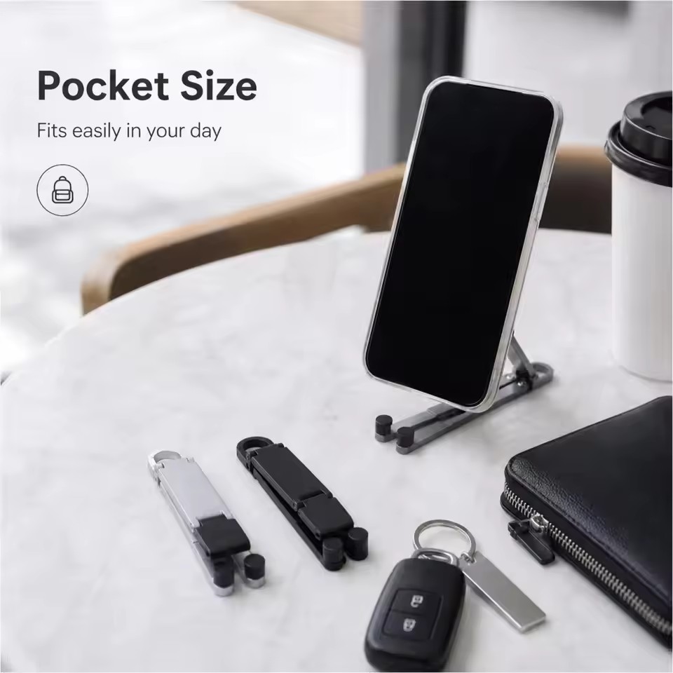 Faltbarer Schlüsselanhänger-Ha – Phone Stands Bewertung und Preis