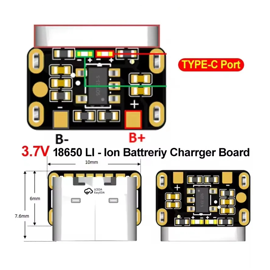 1-50 Stück Typ-C 18650 Lithium – Power Banks Bewertung und Preis