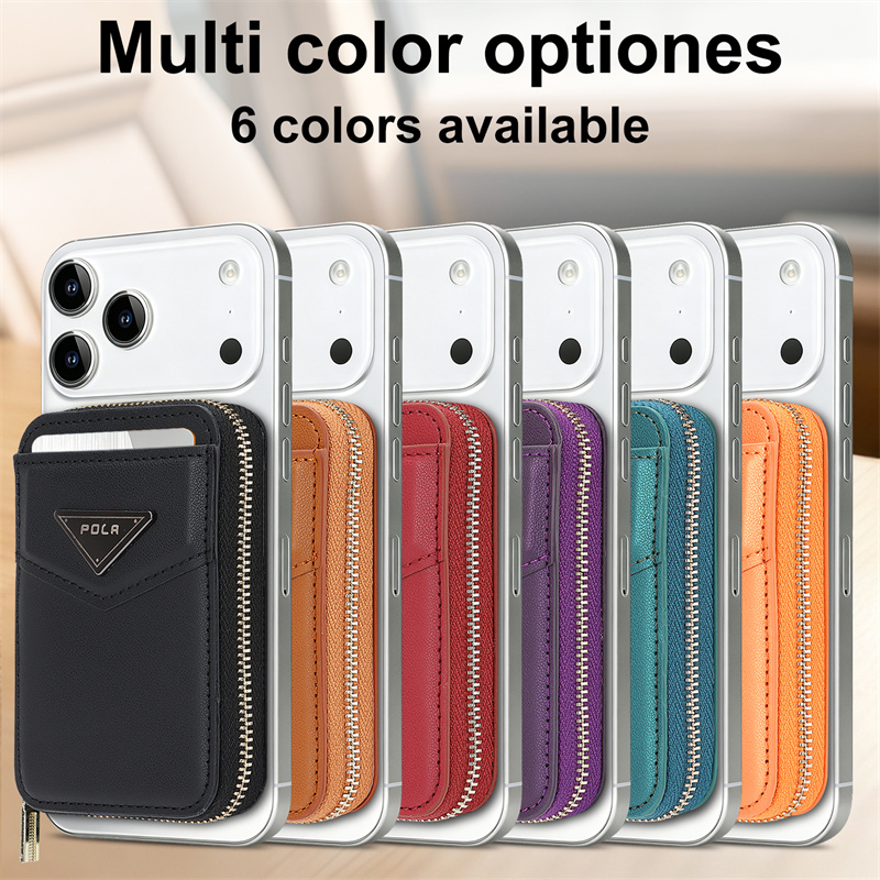 Reißverschluss-Brieftasche Kar – Leather Wallet Card Holder Phone Cover Bewertung und Preis