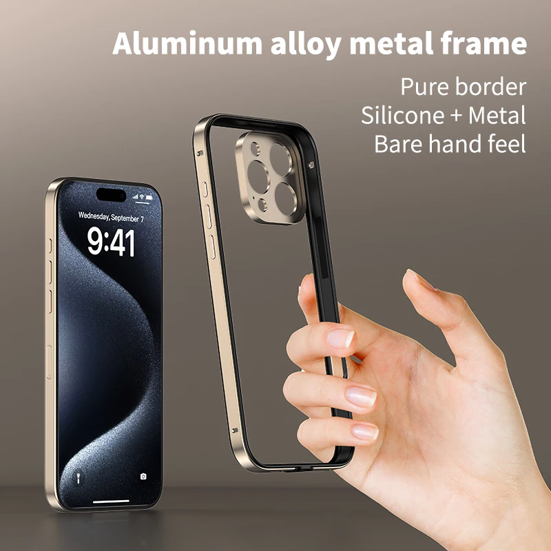 Kameraschutz + Hybrid-Silikonr – Metal Bumper Aluminum Frame Case Bewertung und Preis