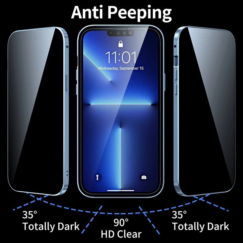 Für iPhone Air Datenschutz Ant – Anti Spy Privacy Glass Case Bewertung und Preis