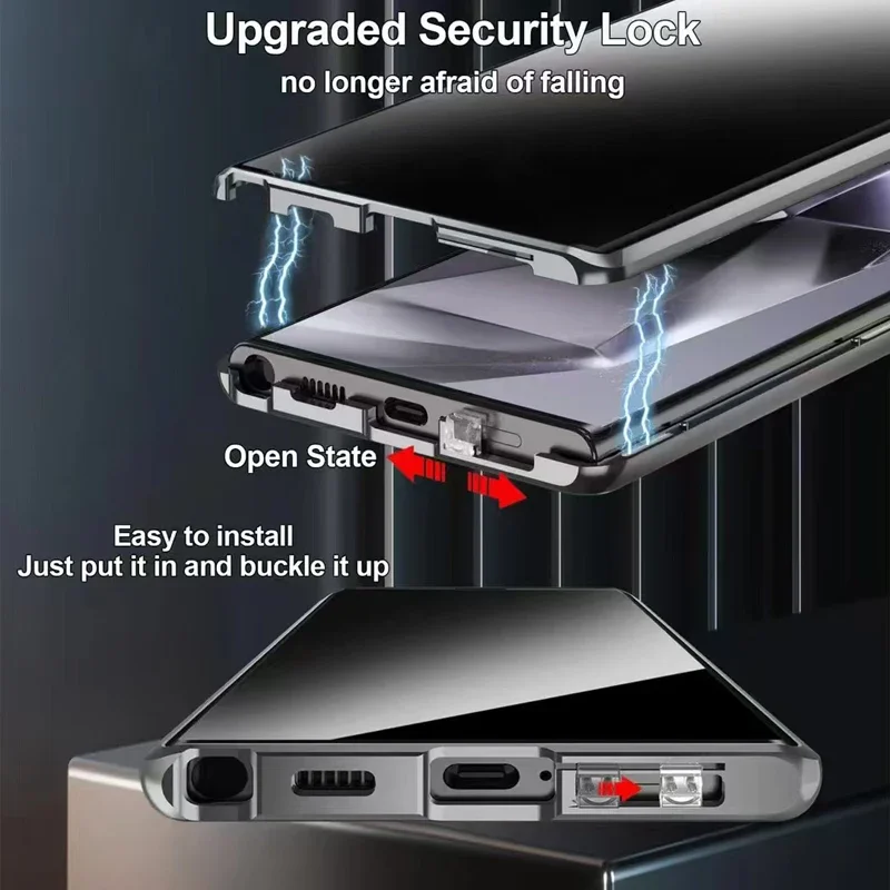 Metall Handyhülle doppelseitig – Anti Spy Privacy Glass Case Bewertung und Preis