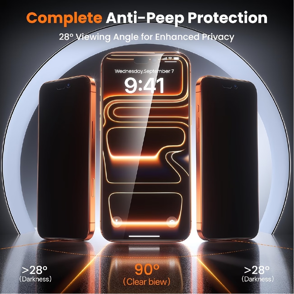 [5-teiliges Set] 3 Stück Sicht – Anti Spy Privacy Glass Case Bewertung und Preis
