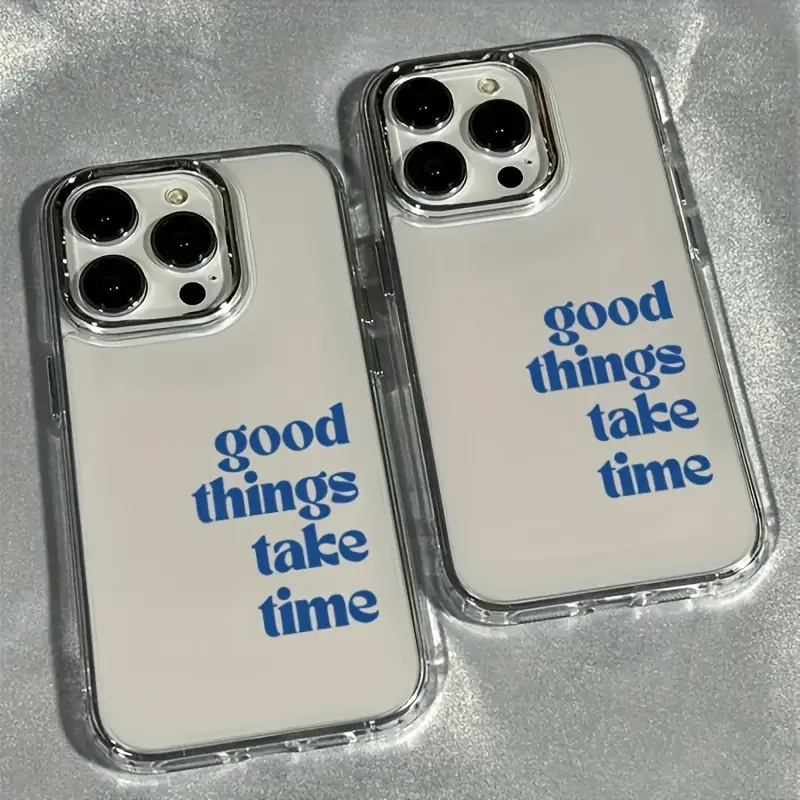 Good Things Take Time Objektiv – Clear Shockproof Bumper Case Bewertung und Preis