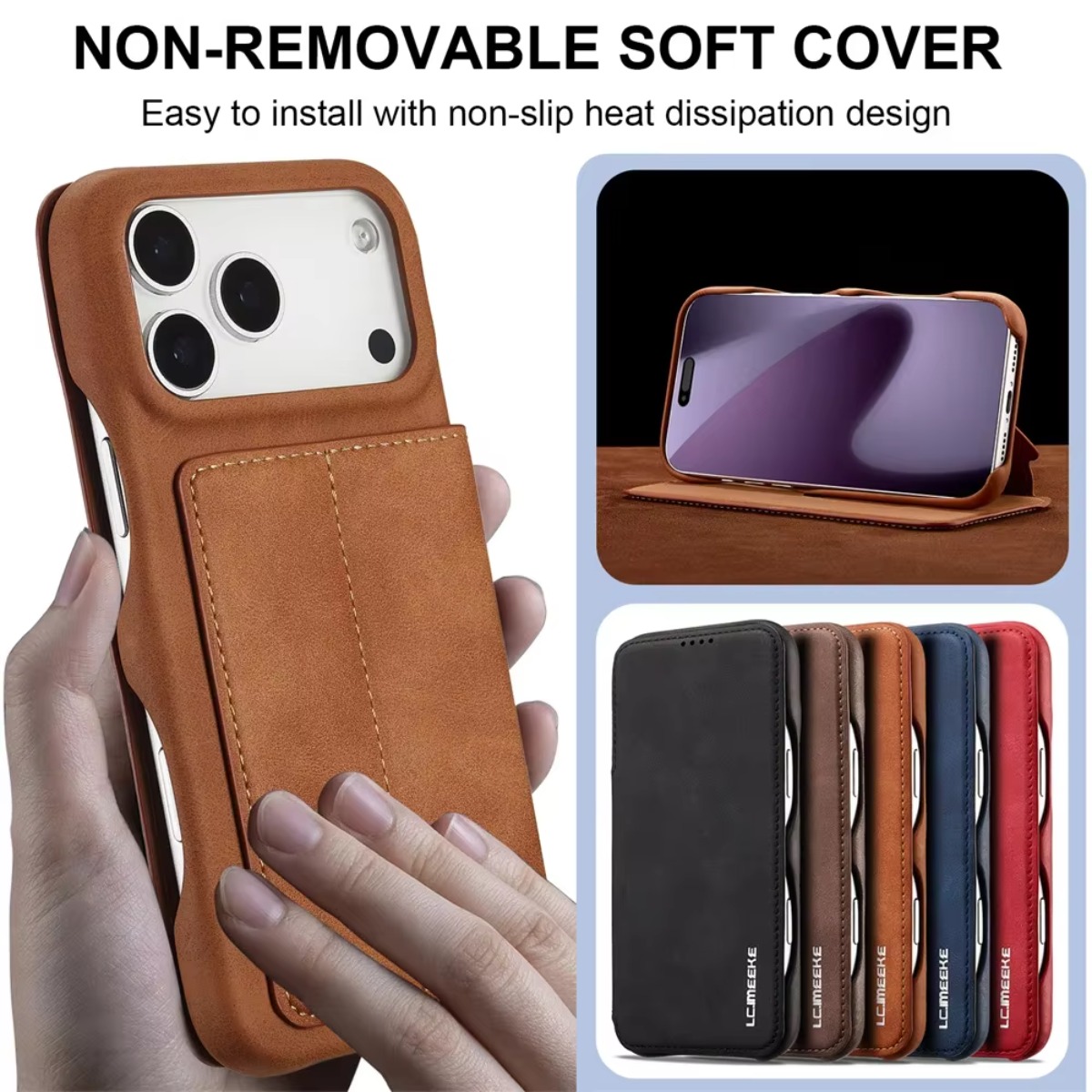 Leder-Geldbörse, magnetische F – Leather Wallet Card Holder Phone Cover Bewertung und Preis