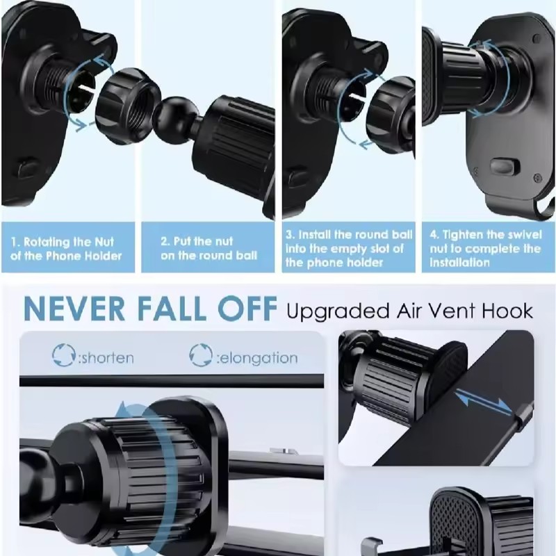 Universeller Auto-Hakenhalter  – Phone Stands Bewertung und Preis