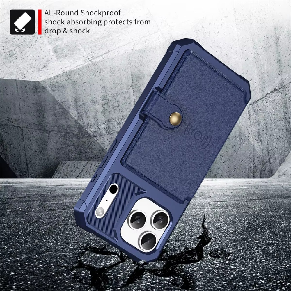 Brieftaschen-Handyhülle mit Ka – Leather Wallet Card Holder Phone Cover Bewertung und Preis