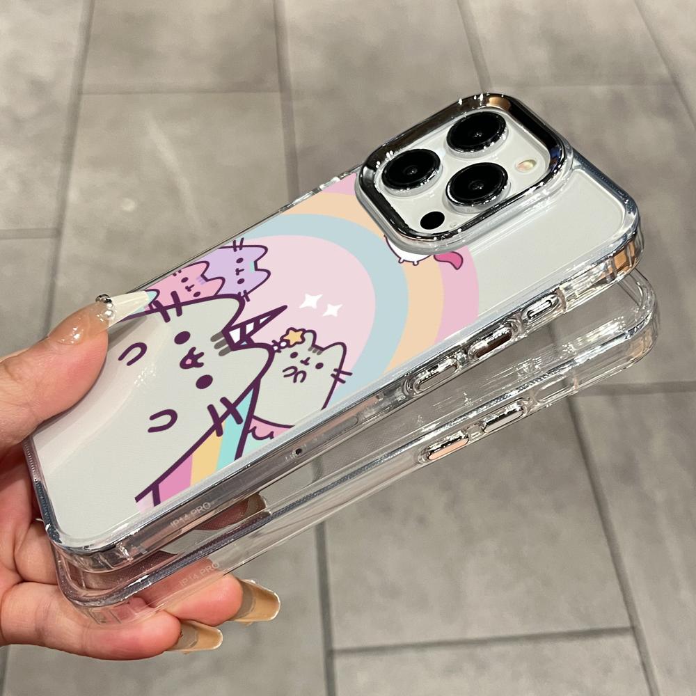 Cartoon Pusheen Katze Matt Tra – Clear Shockproof Bumper Case Bewertung und Preis