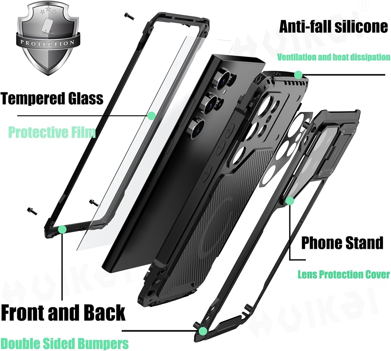 Hülle für Samsung Galaxy S24 U – Heavy Duty 360 Full Body Protective Case Bewertung und Preis