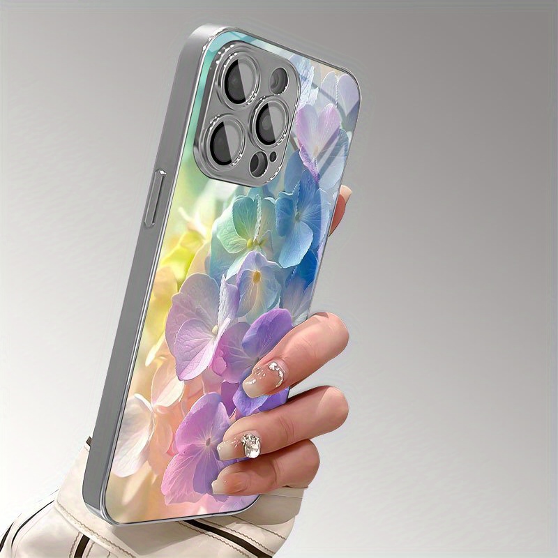Bunte Blumenmuster-Handyhülle  – Screen Protectors Bewertung und Preis