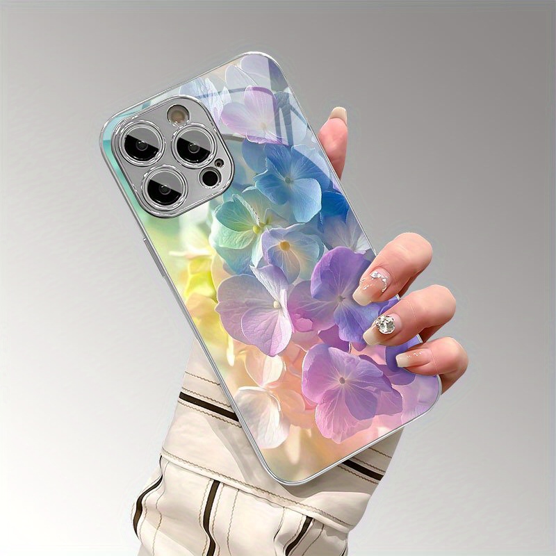 Bunte Blumenmuster-Handyhülle  – Screen Protectors Bewertung und Preis