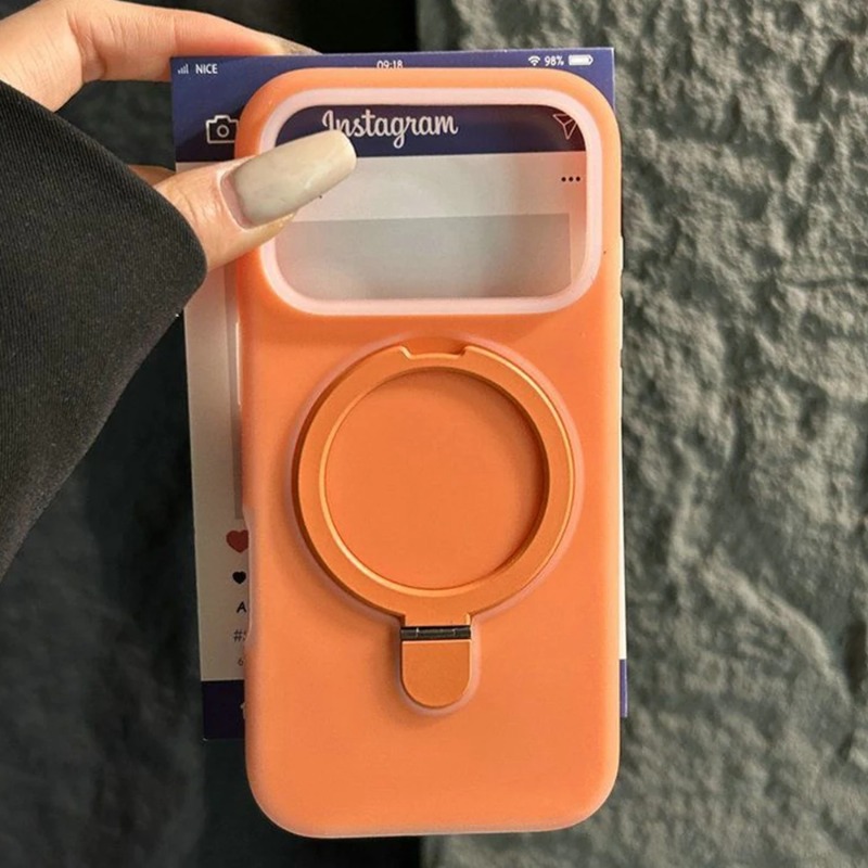 Flüssiges Silikon in Bonbonfar – Liquid Silicone Magnetic Phone Case Bewertung und Preis
