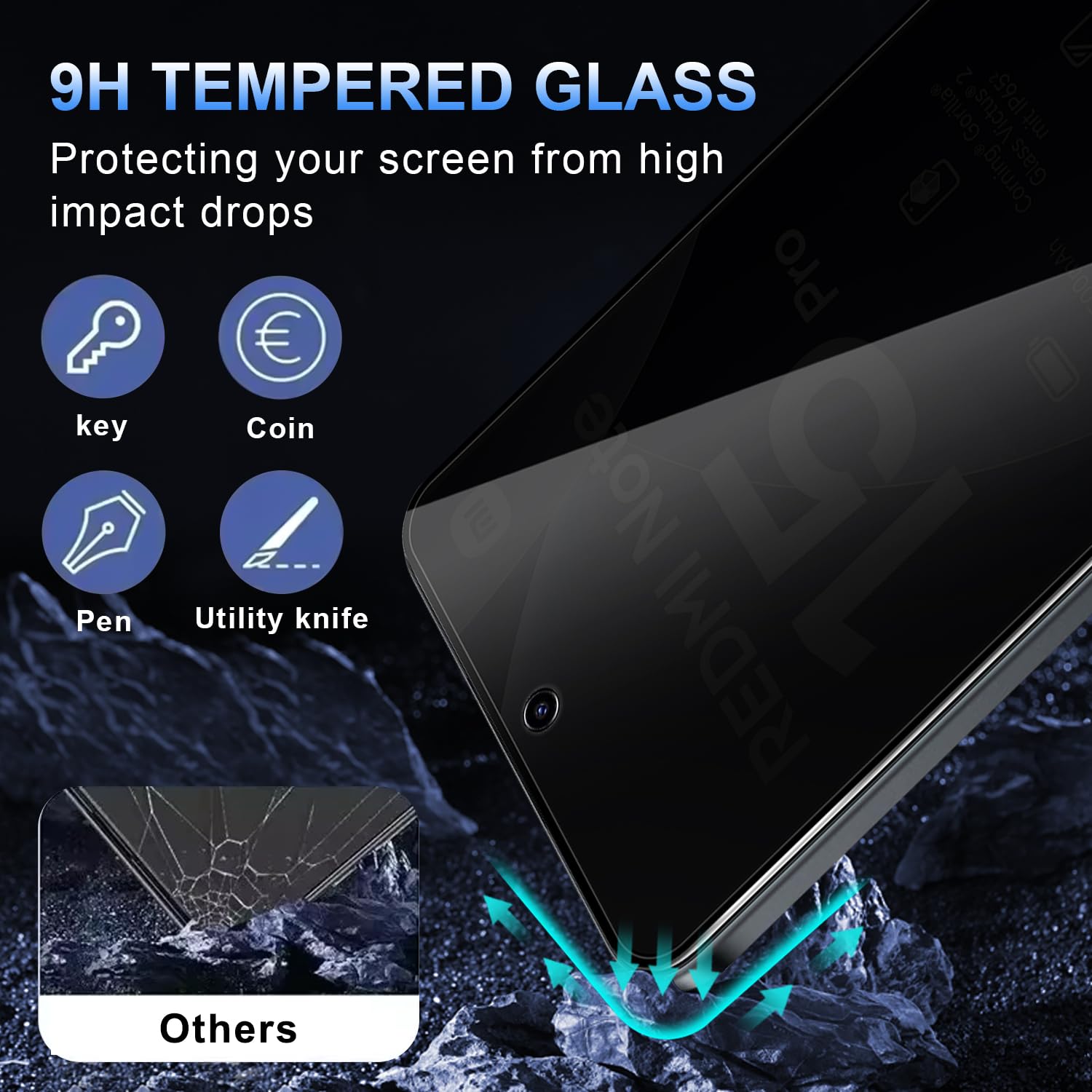 Anti-Spionage-Displayschutzfol – Anti Spy Privacy Glass Case Bewertung und Preis
