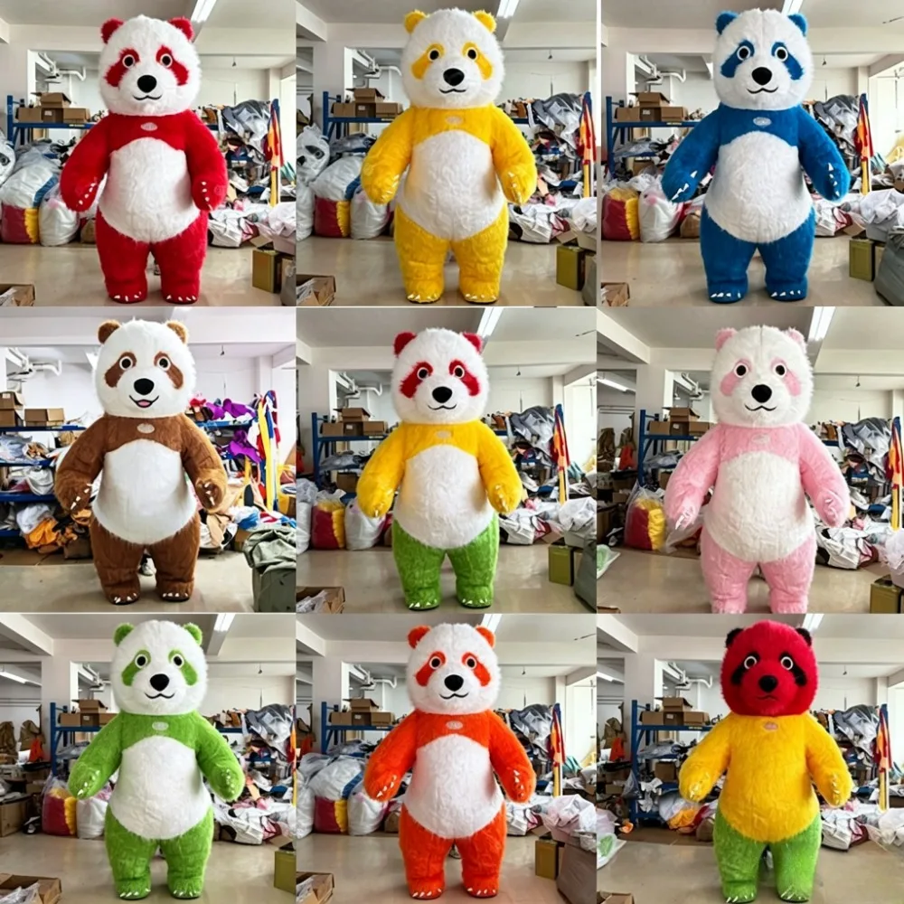 Buntes Riesenpanda Aufblasbare – Chargers Bewertung und Preis