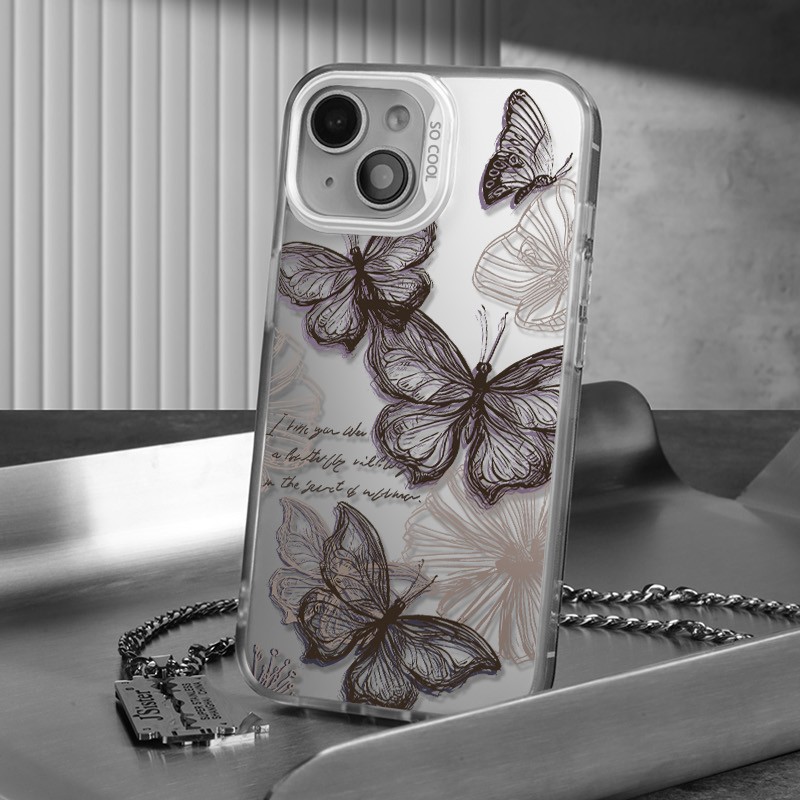 Schmetterlings-Blumen-Handyhül – Phone Cases Bewertung und Preis