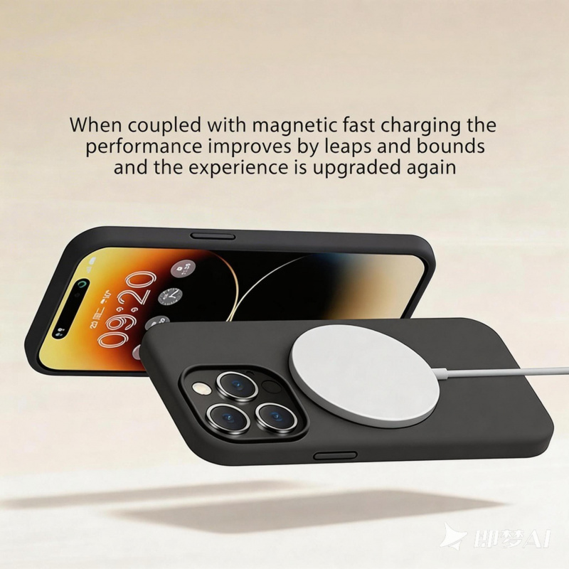 Luxuriöse MagSafe Wireless-Lad – Liquid Silicone Magnetic Phone Case Bewertung und Preis