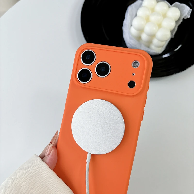 Einfarbige offizielle Handyhül – Liquid Silicone Magnetic Phone Case Bewertung und Preis