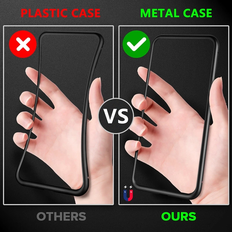 Magnetisches Gehäuse aus gehär – Anti Spy Privacy Glass Case Bewertung und Preis