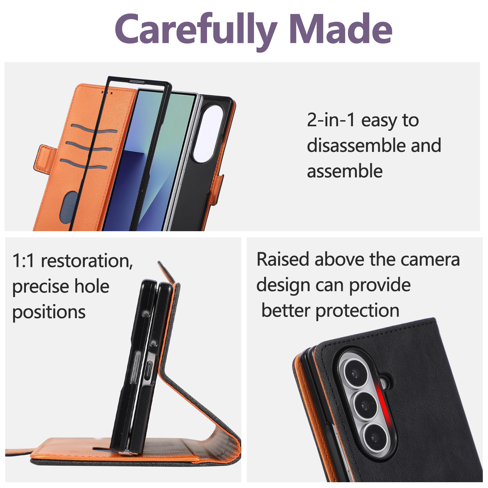 Flip Retro Leder Brieftaschen- – Leather Wallet Card Holder Phone Cover Bewertung und Preis